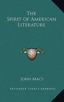 portada the spirit of american literature (en Inglés)