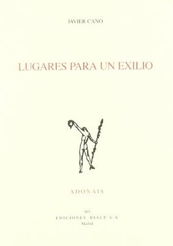 portada Lugares para un exilio (Poesía. Adonais) (in Spanish)