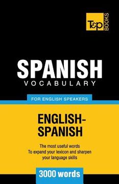 portada Spanish Vocabulary for English Speakers - 3000 words (in English)