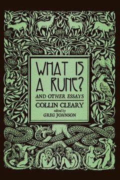 portada What is a Rune? and Other Essays (in English)
