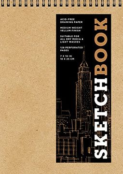 Sketchbook (Basic Medium Spiral Kraft) by Union Square & Co