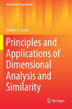 portada Principles and Applications of Dimensional Analysis and Similarity (en Inglés)