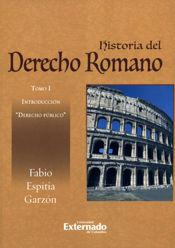 portada HISTORIA DEL DERECHO ROMANO (I) INTRODUCCION DERECHO PUBLICO