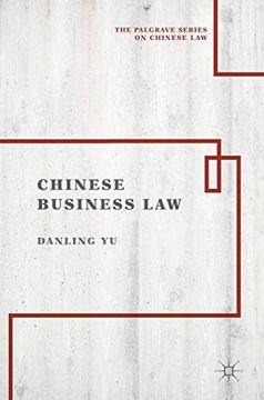 portada Chinese Business law (The Palgrave Series on Chinese Law) (en Inglés)