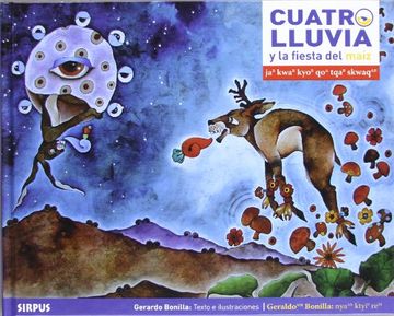 portada Cuatro Lluvia y la Fiesta del Maíz: Una Historia Fantástica de la Guelaguetza Oaxaqueña