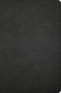 portada Csb Personal Size Giant Print Bible, Black Genuine Leather, red Letter, Presentation Page, Footnotes, Full-Color Maps, Easy-To-Read Bible Serif Type (en Inglés)