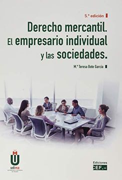 portada Derecho Mercantil. El Empresario Individual y las Sociedades (in Spanish)