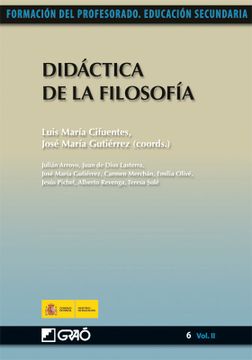 portada Didactica de la Filosofia: Formacion del Profesorado Educacion Secundaria