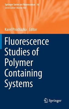 portada Fluorescence Studies of Polymer Containing Systems (en Inglés)