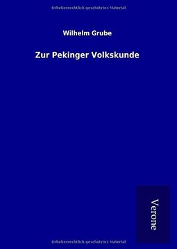 portada Zur Pekinger Volkskunde (en Alemán)