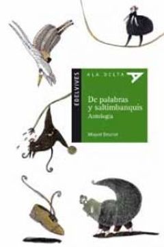 portada de palabras y saltimbanquis/ words and acrobats,antologia/ anthology