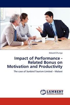 portada impact of performance - related bonus on motivation and productivity (in English)