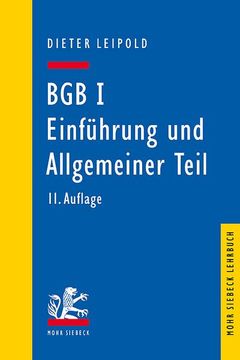 portada Bgb I: Ein Lehrbuch Mit Fallen Und Kontrollfragen (en Alemán)