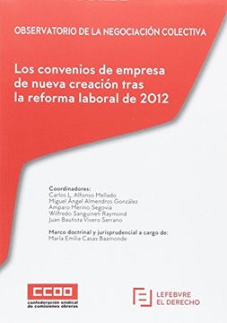 portada Convenios de empresa de nueva creacion tras la reforma labor