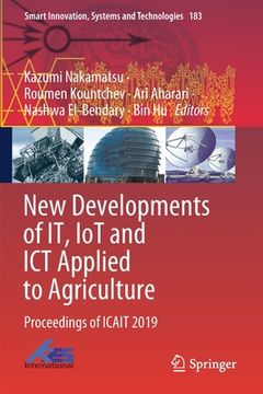 portada New Developments of It, Iot and ICT Applied to Agriculture: Proceedings of Icait 2019 (en Inglés)