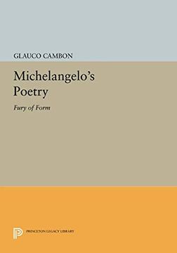 portada Michelangelo's Poetry: Fury of Form (Princeton Legacy Library) (en Inglés)