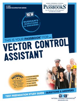 portada Vector Control Assistant (C-3481): Passbooks Study Guide Volume 3481