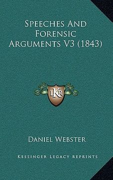 portada speeches and forensic arguments v3 (1843) (en Inglés)
