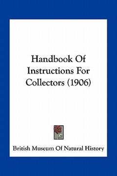 portada handbook of instructions for collectors (1906) (in English)