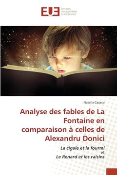 portada Analyse des fables de La Fontaine en comparaison à celles de Alexandru Donici (en Francés)