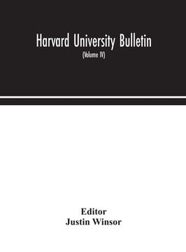 portada Harvard University bulletin (Volume IV) (en Inglés)
