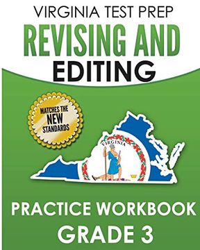 portada Virginia Test Prep Revising and Editing Practice Workbook Grade 3: Develops sol Writing and Language Skills (en Inglés)