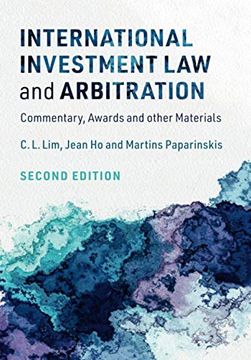 portada International Investment law and Arbitration: Commentary, Awards and Other Materials (en Inglés)
