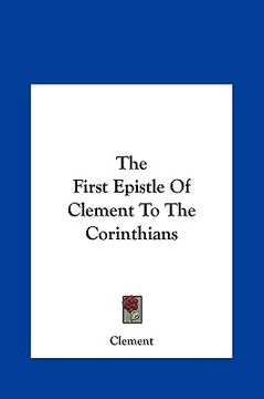 portada the first epistle of clement to the corinthians (in English)