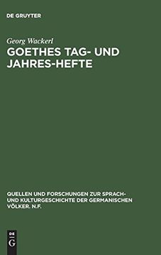 portada Goethes tag und Jahres-Hefte (en Alemán)