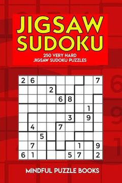 portada Jigsaw Sudoku: 250 Very Hard Jigsaw Sudoku Puzzles (en Inglés)