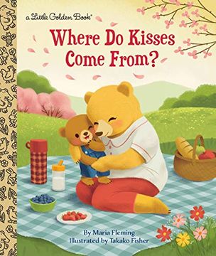 portada Where do Kisses Come From? (Little Golden Book) (en Inglés)