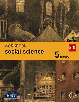 portada Social science. 5 Primary. Savia. Workbook