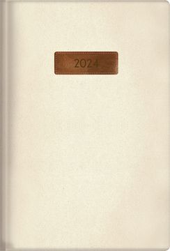 portada 2024 Agenda - Tesoros de Sabiduría - Crema: Con Un Pensamiento Motivador O Un Versículo de la Biblia Para Cada Día del Año