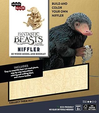 portada Incredibuilds: Fantastic Beasts and Where to Find Them: Niffler 3d Wood Model and Booklet (in English)