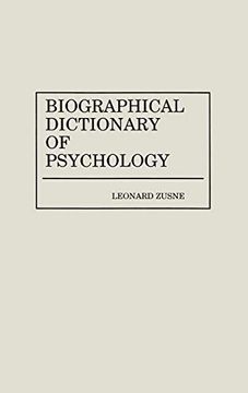 portada Biographical Dictionary of Psychology (en Inglés)