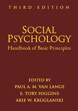 portada Social Psychology: Handbook of Basic Principles (in English)