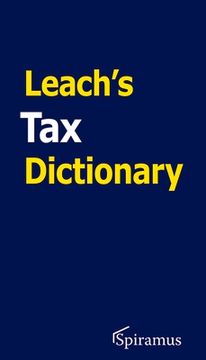 portada Leach's Tax Dictionary