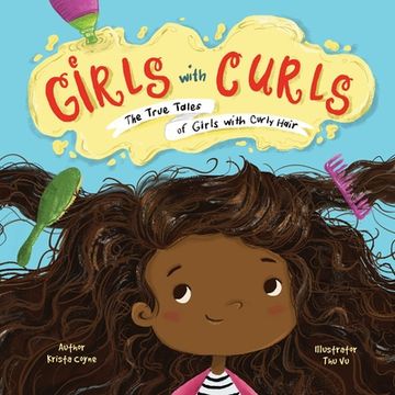 portada Girls with Curls: The True Tales of Girls with Curly Hair (en Inglés)