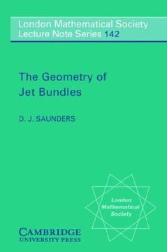 portada The Geometry of jet Bundles Paperback (London Mathematical Society Lecture Note Series) (en Inglés)