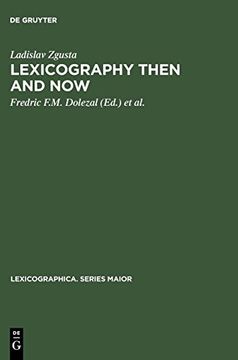 portada Lexicography Then and now (Lexicographica: Series Maior) (en Inglés)