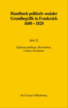 portada Opinion Publique, Révolution, Contre-Révolution 
