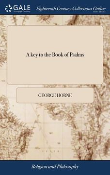portada A key to the Book of Psalms (en Inglés)