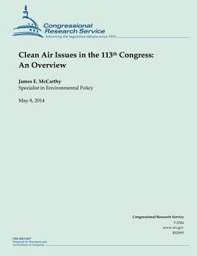 portada Clean Air Issues in the 113th Congress: An Overview (en Inglés)