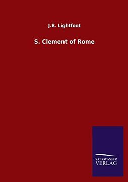 portada S. Clement of Rome (en Inglés)