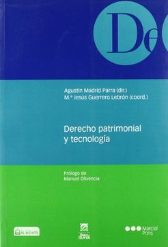 portada derecho patrimonial y tecnologia (in Spanish)