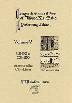 portada Cantigas de Santa Maria of Alfonso x, el Sabio, a Performing Edition: Volume 2 (en Inglés)