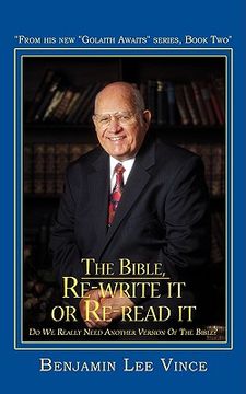 portada the bible, re-write it or re-read it: do we really need another version of the bible?