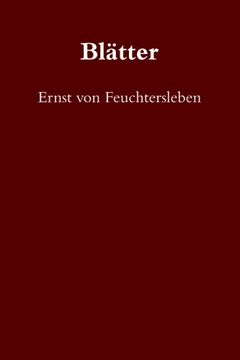 portada Blätter (German Edition)