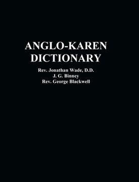 portada Anglo-Karen Dictionary