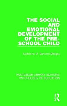 portada The Social and Emotional Development of the Pre-School Child (in English)